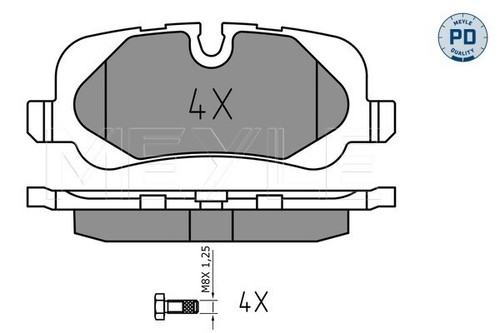 025 241 9217 meyle brake - 9217/pd,