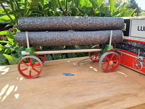 Mamod steam engine log trailer - engine,