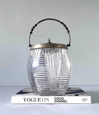 Antique Pressed Glass Biscuit