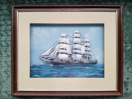 Vintage cutty sark diorama - vintage, "cutty