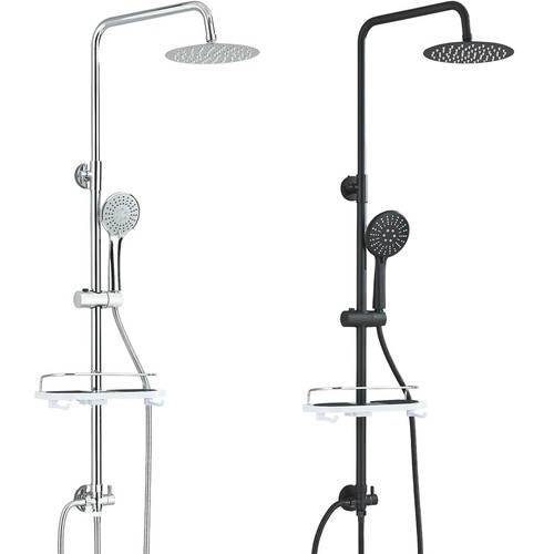 Bathroom round shower - shower, mixer