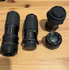 Selection Of SLR Camera Lenses
