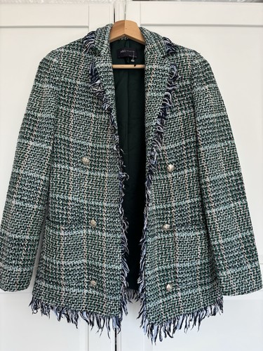 Ladies size green tweed - m&s,