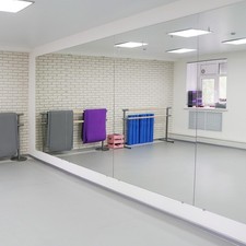Large mirror glass gym 4mm - glass,