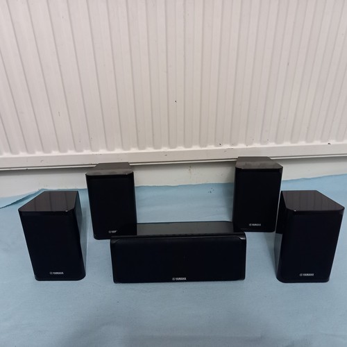 100w black yamaha satellites - black,