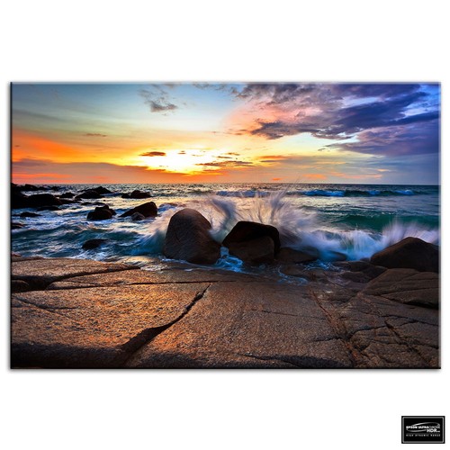 Beautiful rocks sunset - rocks,
