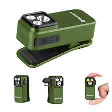 Olight Oclip Pro Clip on Flashlight with Floodlight Spotlight and Red Light