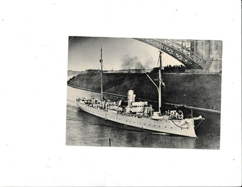 German gunboat geier photo - german, b&w