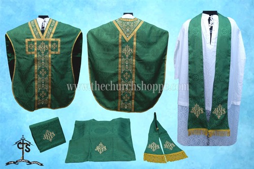 Green chasuble philip neri - green, chasuble.st.
