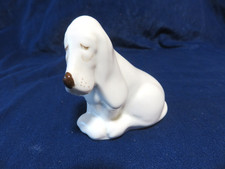 Coalport Model of a Doleful Basset Hound