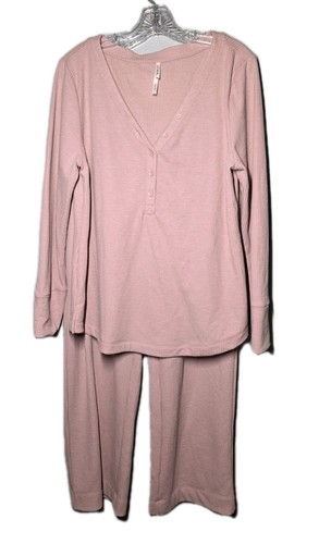 Soma ribbed pink set - soma, pj