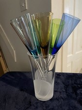 Floating Champagne Flutes In Vase Holder