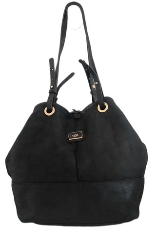 Ugg black soft leather suede - ugg,