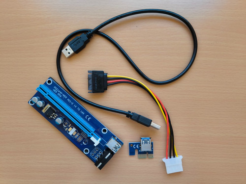 Pci riser card pcie rig - pci-e,