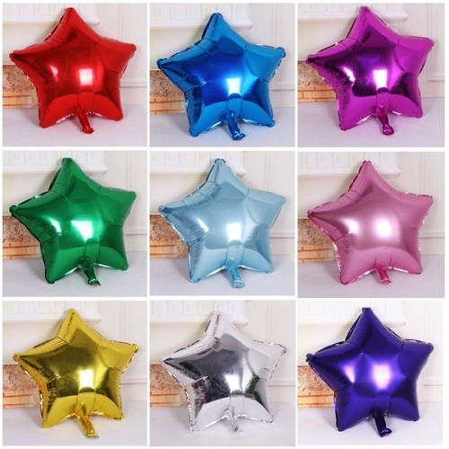Star foil balloons birthday - foil,