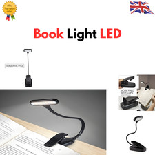 Rechargeable Book Light LED Clip-on Reading Light Temperature USB Lamp