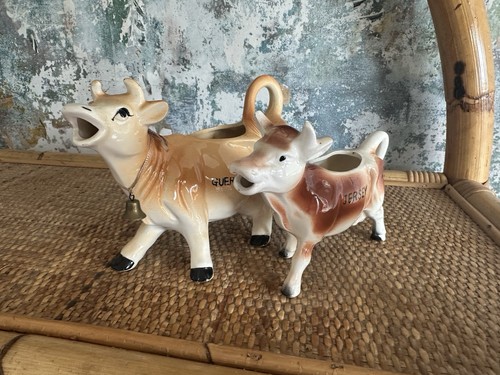 Vintage ceramic cow - cow, milk