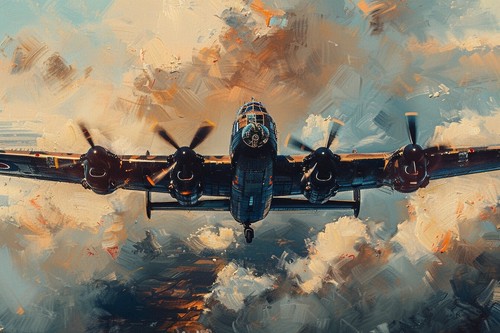 Lancaster bomber aircraft - lancaster,