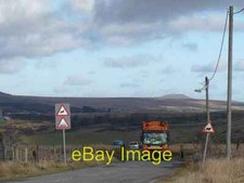 Photo 6x4 Lorry crossing a cattle grid Ebbw Vale On the minor road betwee c2011
