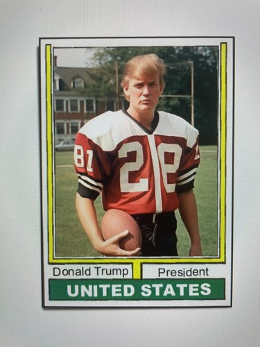Donald trump trading card - trump,