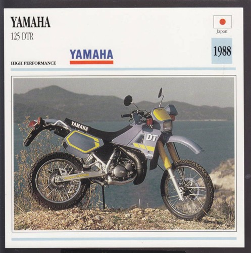 1988 yamaha 125cc dtr 125r - yamaha, dt