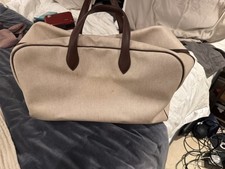 Hermes Victoria 50 Men,Women Toile H,Taurillon Clemence Leather Boston  BF575255