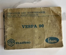 Vespa 90 maintenance manual 1960s Approx