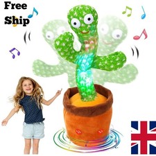 Talking Dancing Cactus Toy | Repeats Speech Plays Music | Fun Gift for Kids