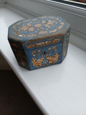 Rare Decorative Antique Sewing Box By BEATRICE CAMERON LONDON 1880s