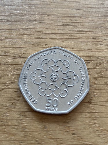 2010 girl guiding 50p - girl,