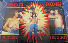 Bon Scott ACDC/Iron Maiden  Metal Hammer ! Large A2 Double-Sided Poster 1990