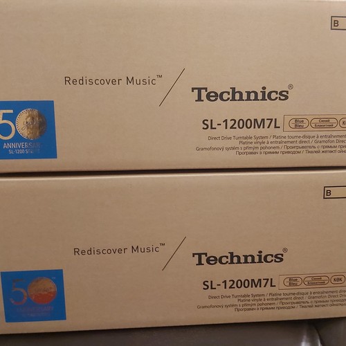 Technics 1200m7l blue 50th - technics,