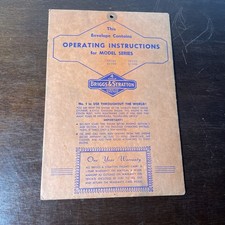 OLD YARD LAWNMOWER INSTRUCTION