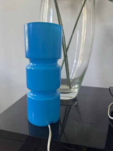 Habitat fits table lamp blue - table,