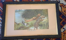 Vintage Framed And Glazed Art
