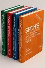 Spon's SET OF 4 Price Books 2024 architects builders, mechanical electrical 2025