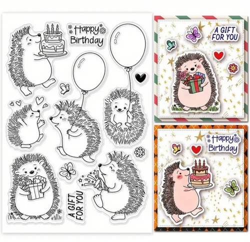 Clear stamps hedgehog stamp - clear,