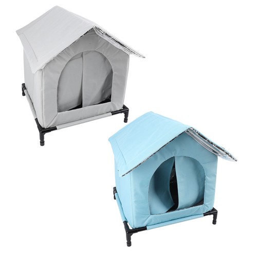 Winter outside cat tent - outside,