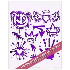 Banksy Graffiti Icons Stencil