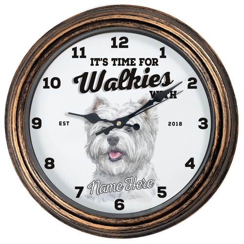 Personalised kitchen clock - personalised,