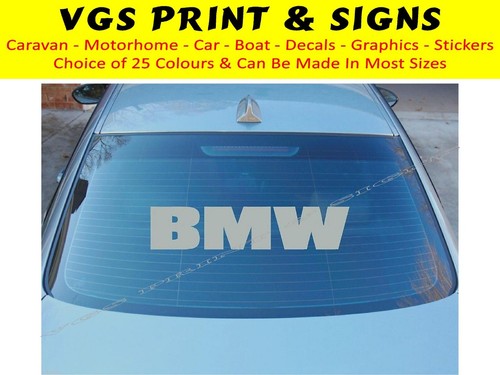 Bmw large window sticker - window,