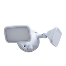 Litecraft Alma Floodlight Twin 20 Watt Outdoor Integrated LED  - White Clearance