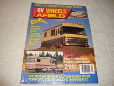 Petersen's RV Wheels Afield Magazine Vol. 1 No. 4 1988 motorhomes Winnebago