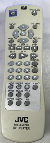 Jvc sxv074u genuine remote - jvc,