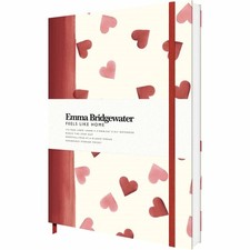 Emma Bridgewater, Pink Hearts A5 Notebook - Notebooks