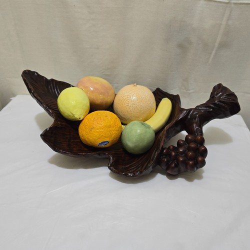 Vintage solid wood hand carved