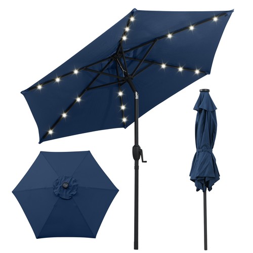 Solar patio umbrella with - solar,