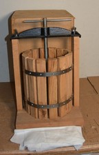 Wood Fruit Press Old Stock In