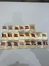 Kensitas Cigarettes A Series of 60 National Flags Silk Flags x 22 Job Lot