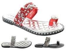 Ladies Women Crystal Toe Ring